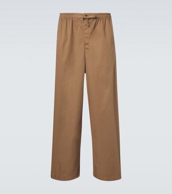 Lemaire Straight Classic Pants for Men PA1302 LF1594 411 CAPPUCCINO DOM