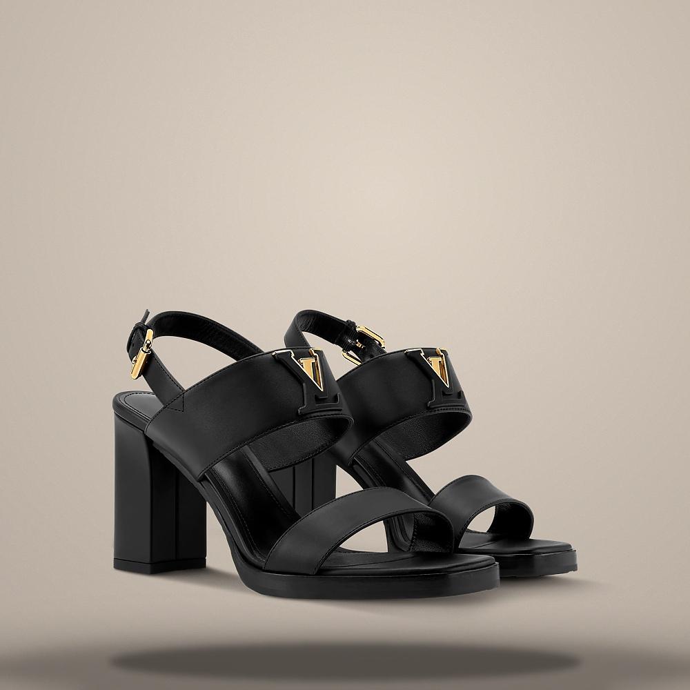 Louis Vuitton LV Mare Black Men's Sandals 1AK3RZ