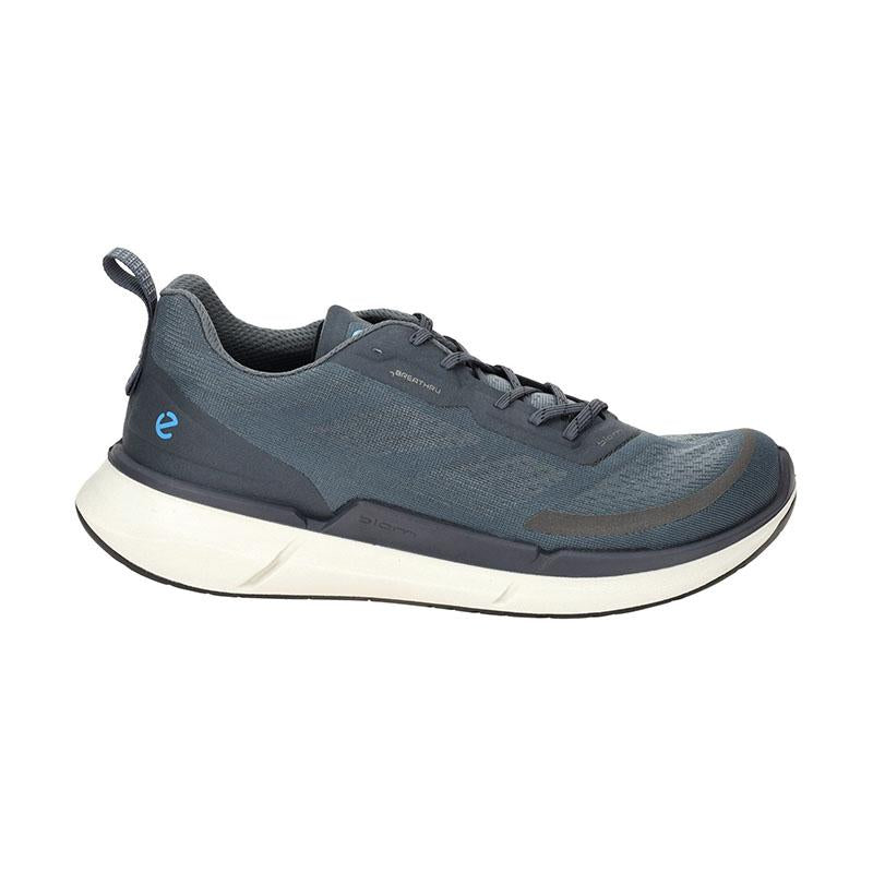 ecco BIOM 22 Blue Leather Low-Top Sneakers Men