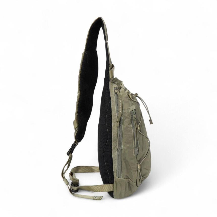CP Company Unisex Crossbody Bag Green Nylon