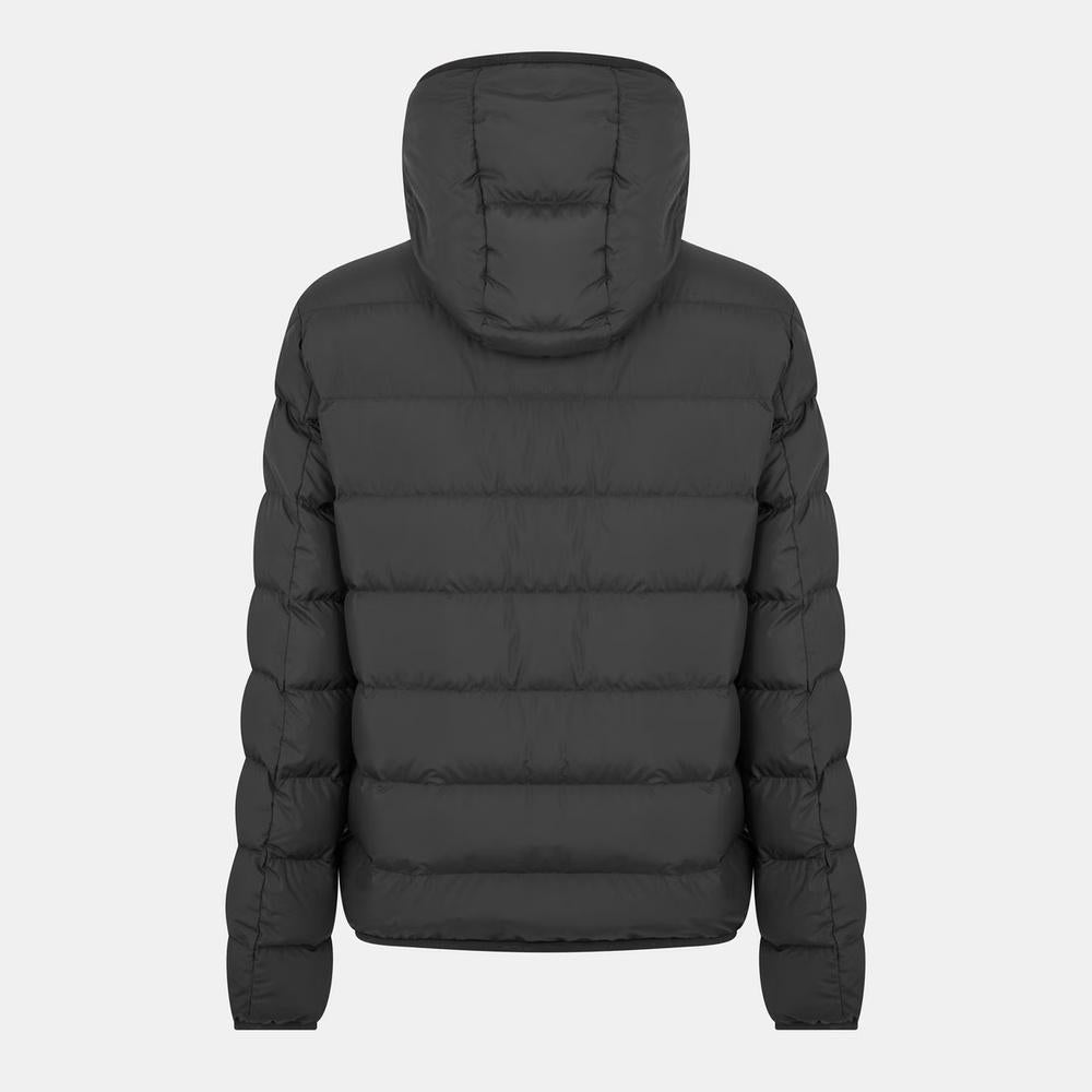 Moncler Logo Patch Black Down Puffer Jacket for Men