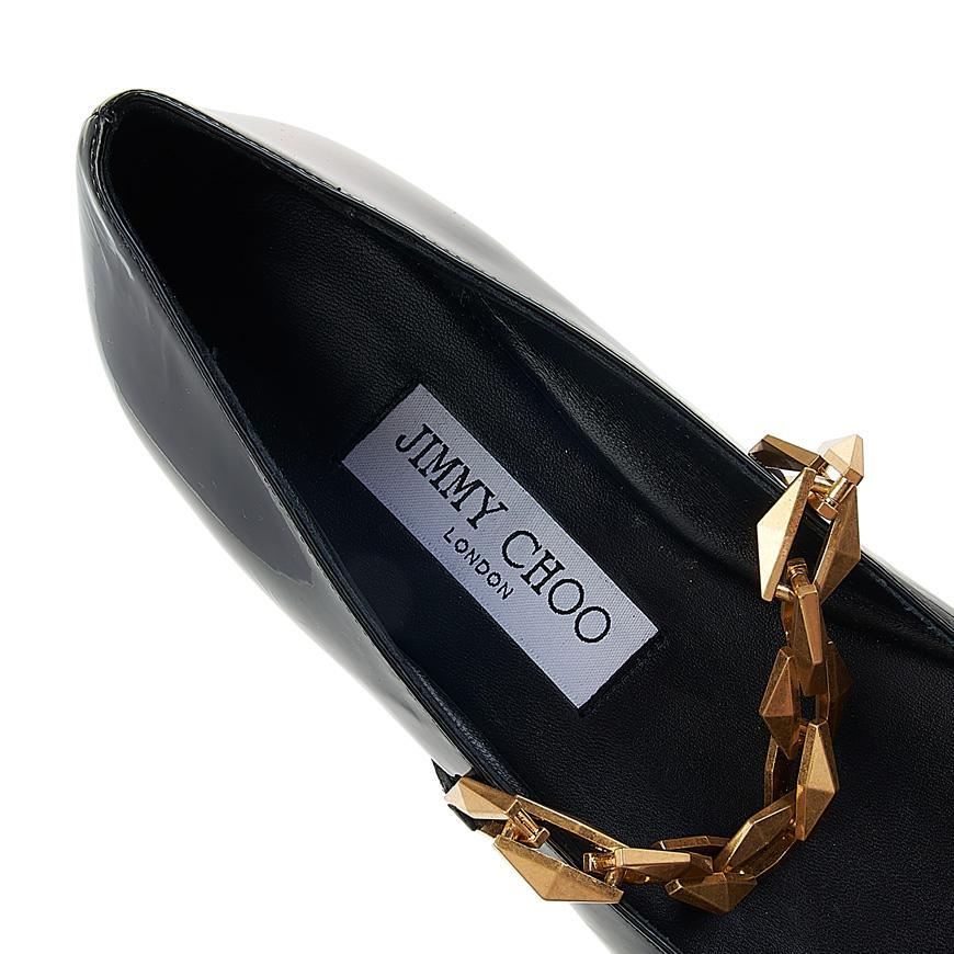 Jimmy Choo Diamond Tilda Flat Shoes for Women DIAMOND TILDA FLAT SOP BLACK
