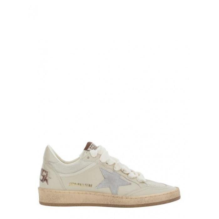 GOLDEN GOOSE Ball Star Suede Star Low-Top Sneakers White