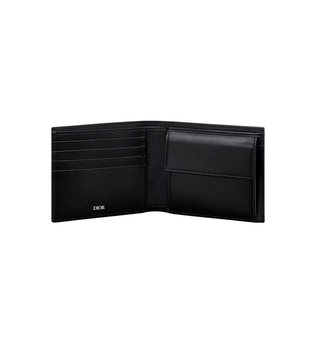 DIOR Black Dior Gravity Leather Bifold Wallet