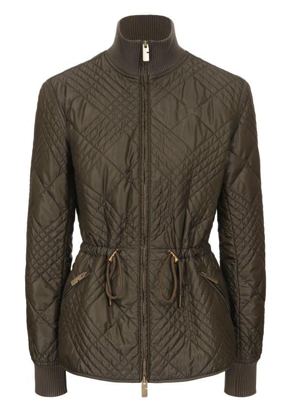 BURBERRY Micro Check Stitch Nylon Wakerley Jacket