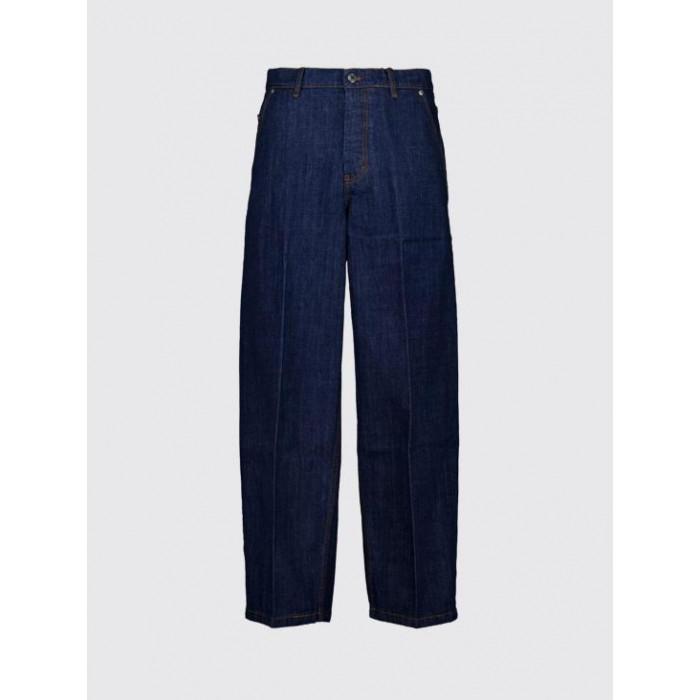 AMI Men's Balloon Fit Denim Jeans HTR871 DE0122 402