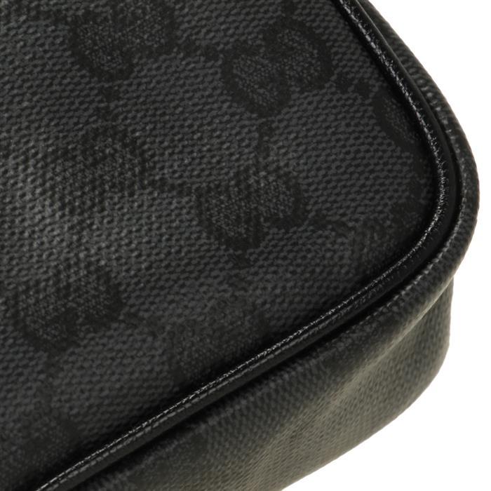 GUCCI Essence Classic Mini Crossbody Bag Black Leather