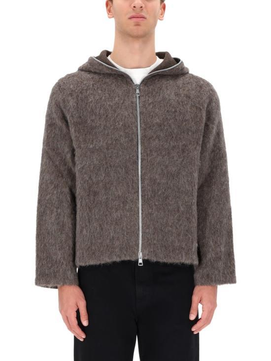 OUR LEGACY Mole Grey Hairy Wool Jacket