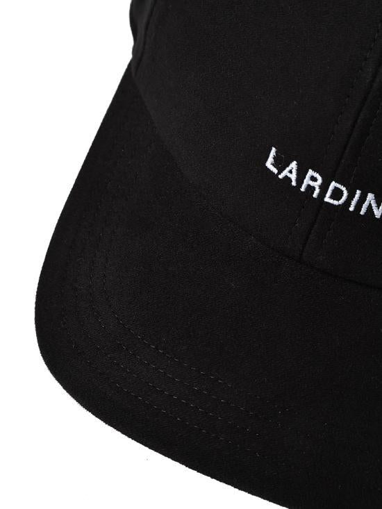 LARDINI Logo Cotton Baseball Cap for Men IVHAT48IV63306999 BLACK DOM