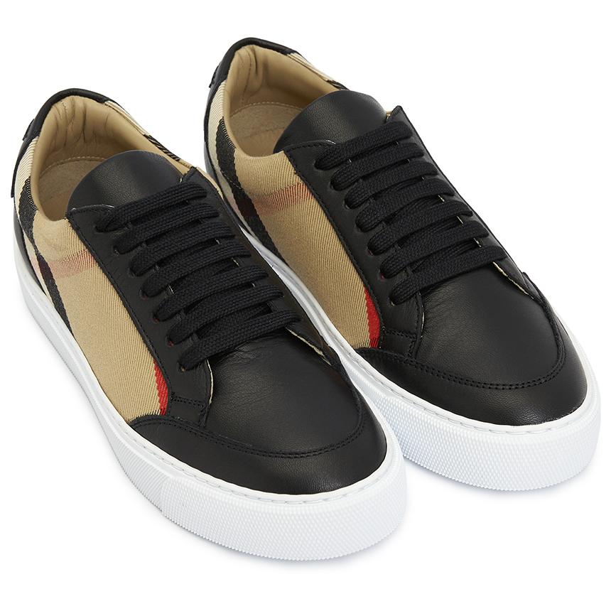 BURBERRY House Check NEW SALMOND Low-Top Sneakers Women