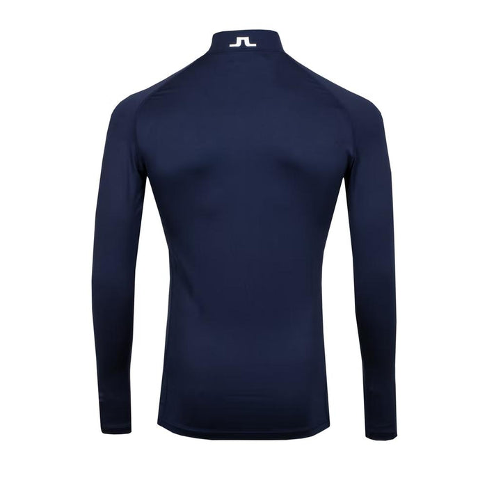 J LINDEBERG Aello Printed Turtleneck T-Shirt Navy Men's