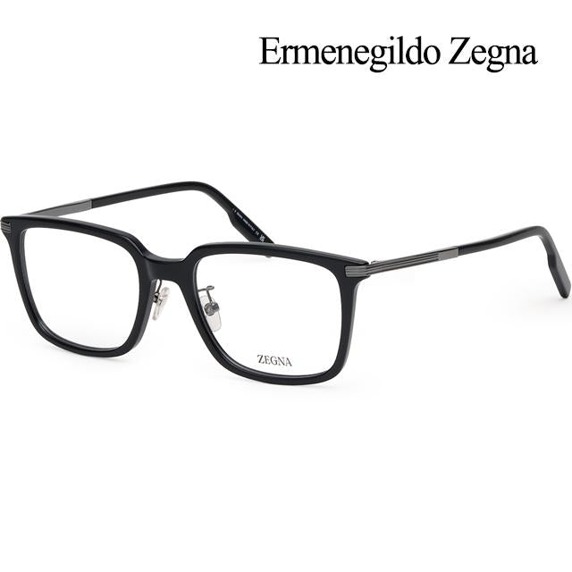 Zegna Unisex Square Acetate Eyeglass Frames EZ5265 H 001