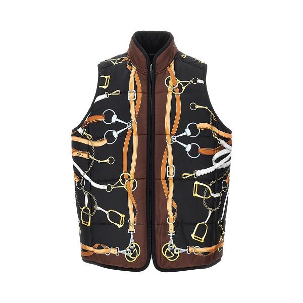 GUCCI Black Wool Blend Sleeveless Vest