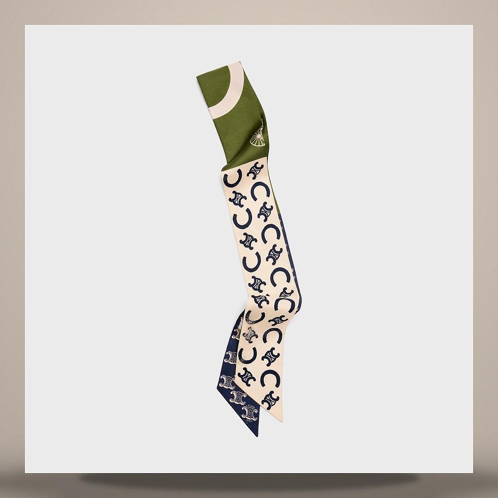 CELINE Cashmere Scarf Camel