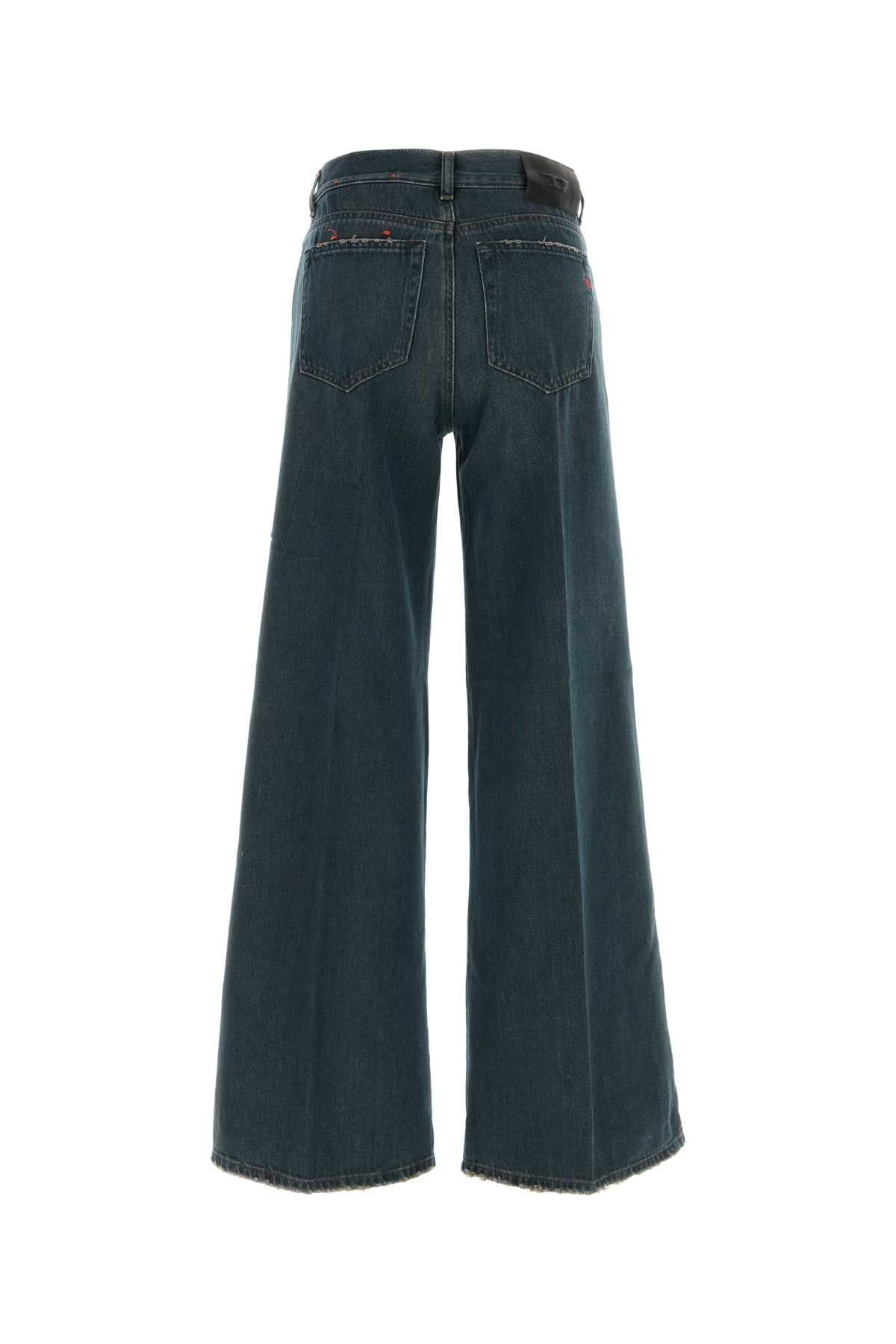 DIESEL Blue Stretch Denim Jeans for Women