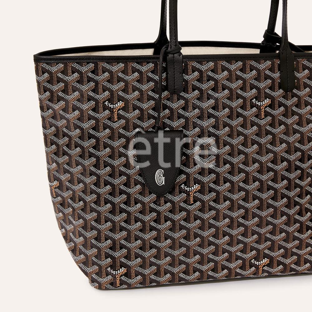 GOYARD Black Saint Louis PM Women's Tote Bag