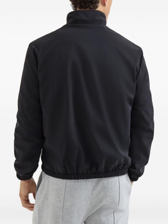 Brunello Cucinelli Nylon Reversible Jacket for Me MM49A7433G CKM43 NAVY BLUE DOM