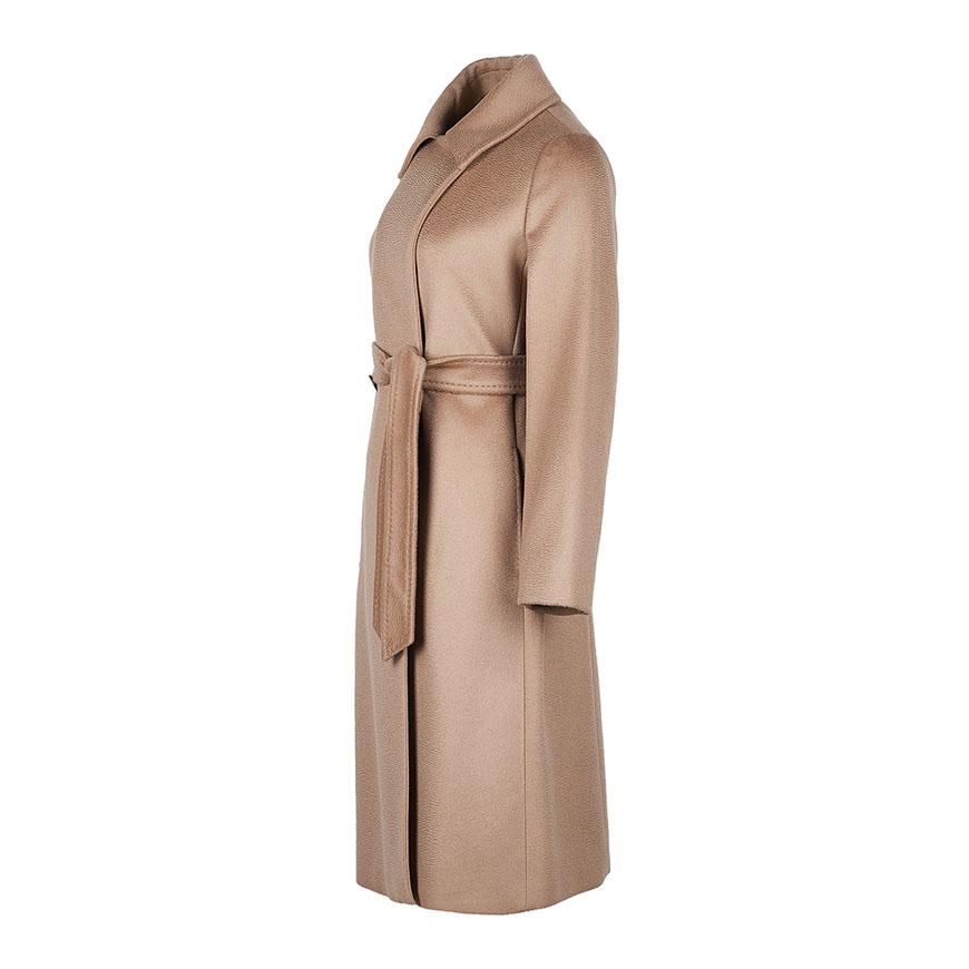 Max Mara Wool Blend Vicolo Double-Breasted Coat Black Women’s