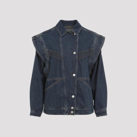 Isabel Marant Faded Blue Denim Jacket VE0049 FBB1 H04I30