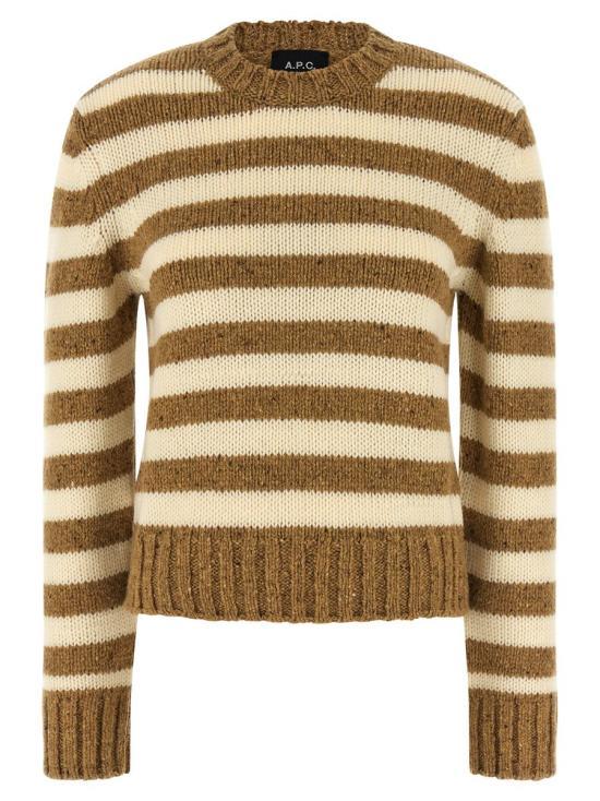 A.P.C. Multicolor Wool Blend Crewneck Sweater WVBENF23467TCC