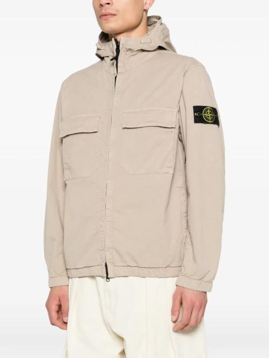 STONE ISLAND Lightweight Jacket for Men 4100077 S0A10 V009A DESERT DOM