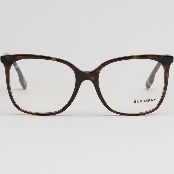 BURBERRY Dark Havana Square Acetate Eyeglass Frames Unisex BE2367 4017