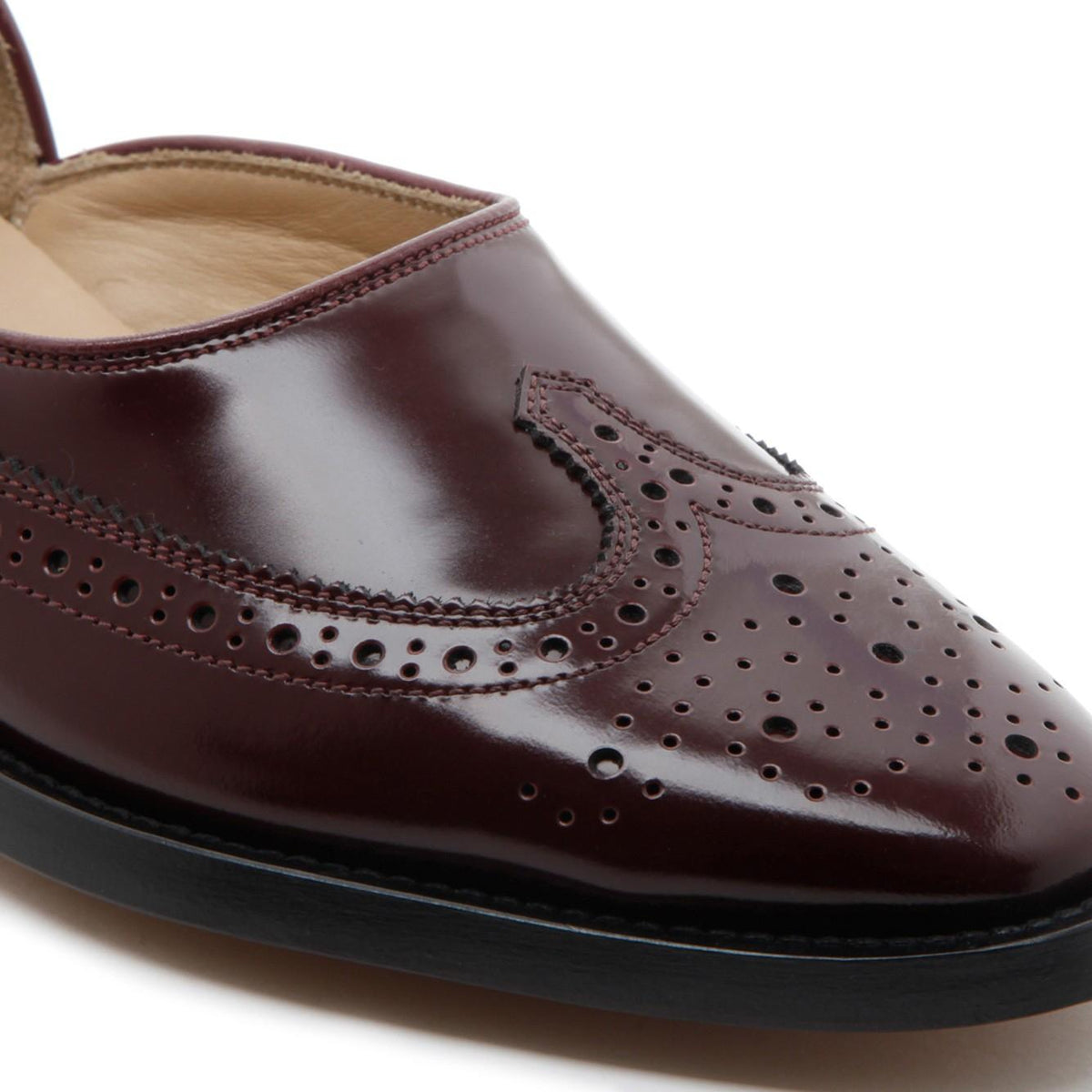 THOM BROWNE Black Leather Penny Loafers Women’s Shoes