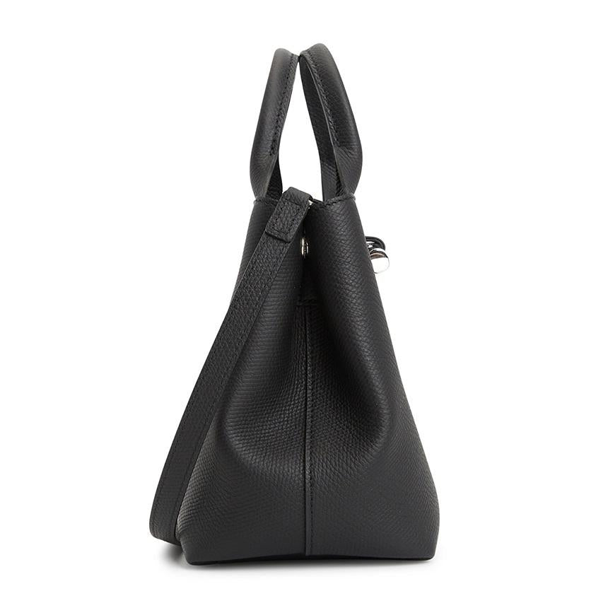 Longchamp Le Roseau S Women’s Leather Tote Bag Black
