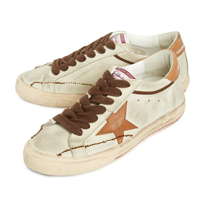 GOLDEN GOOSE Superstar Men’s Low-Top Sneakers White Leather
