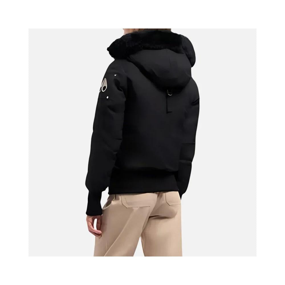Moose Knuckles Debbie Shearling Black Women’s Puffer Jacket M32LB002SX 305