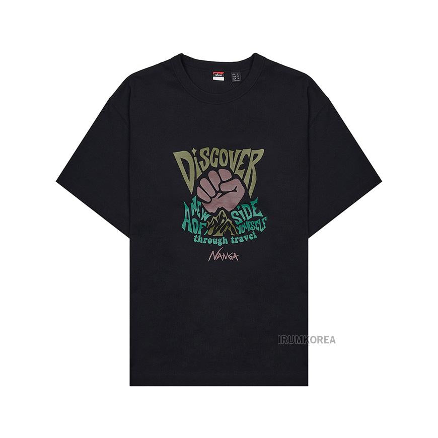 NANGA Men’s Hybrid T-Shirt N2500 1M103 C BLK