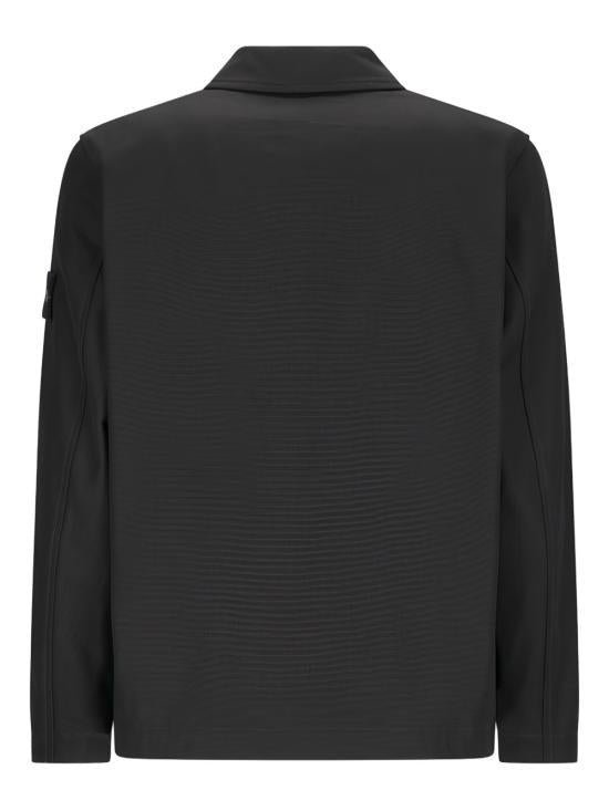 STONE ISLAND Black Nylon Zip Jacket for Men K2S151200010 S0164 V0029