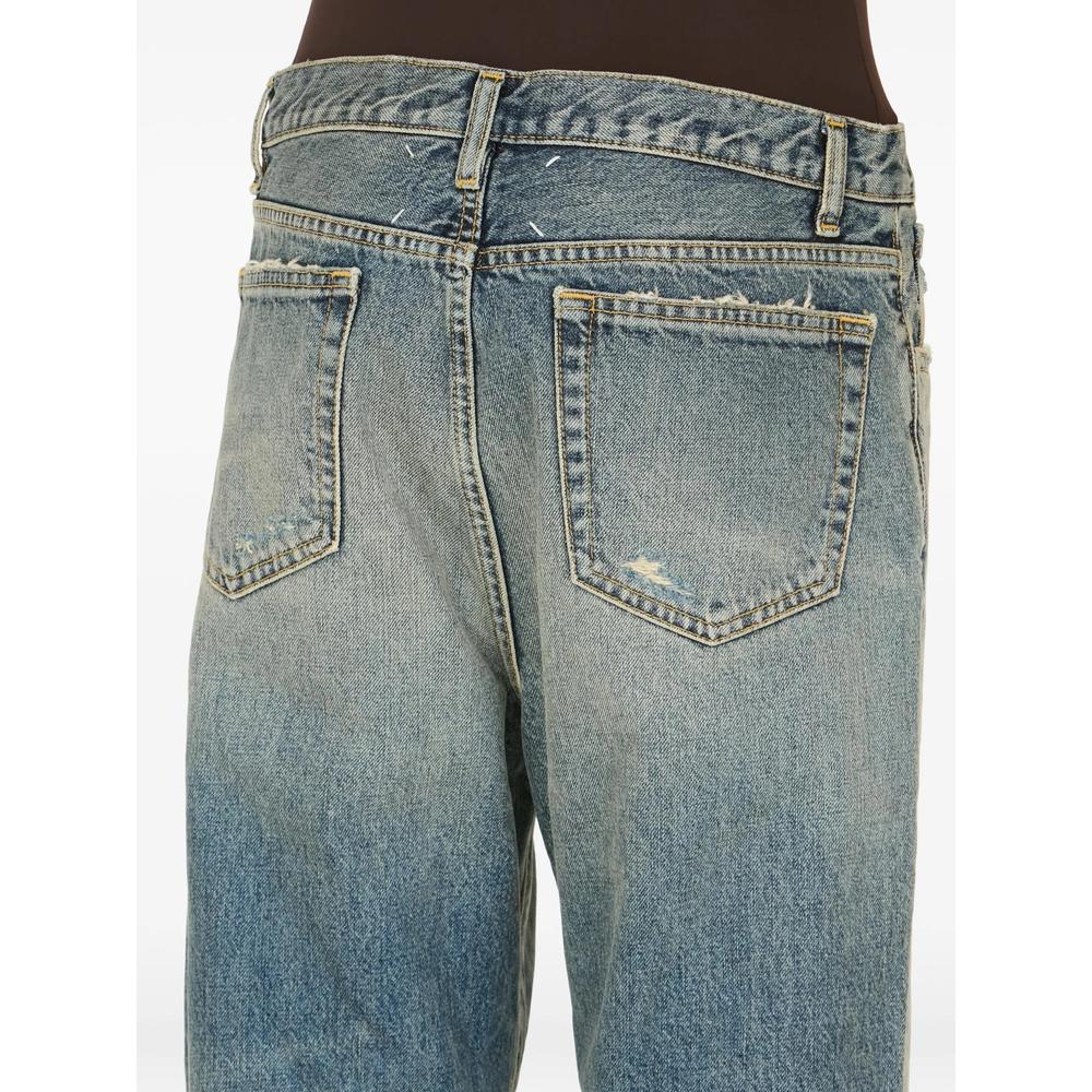 Maison Margiela Gray Distressed Denim Jeans Men