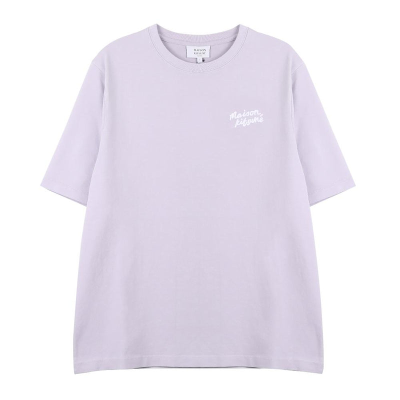 Maison Kitsune Handwriting Comfort T-Shirt White Cotton MW00126 KJ0119 0173