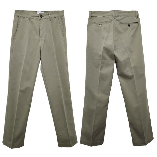 AMI Men’s Cotton Straight Chino Pants Clay Color Classic Pants