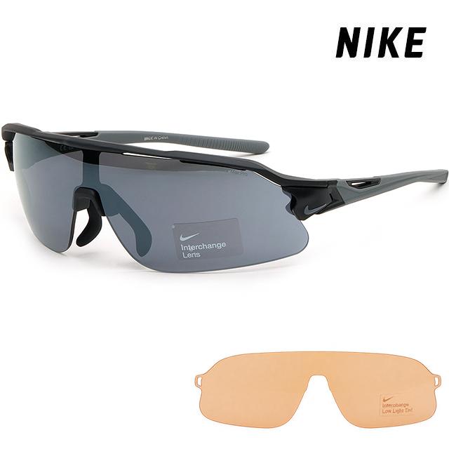 Nike Black FLYFREE SHIELD EV24033 Sports Goggles Sunglasses