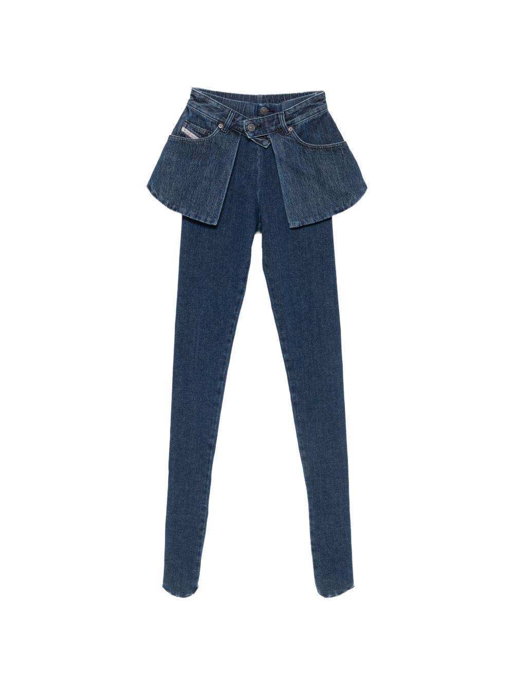 DIESEL Black Stretch Denim Jeans for Women
