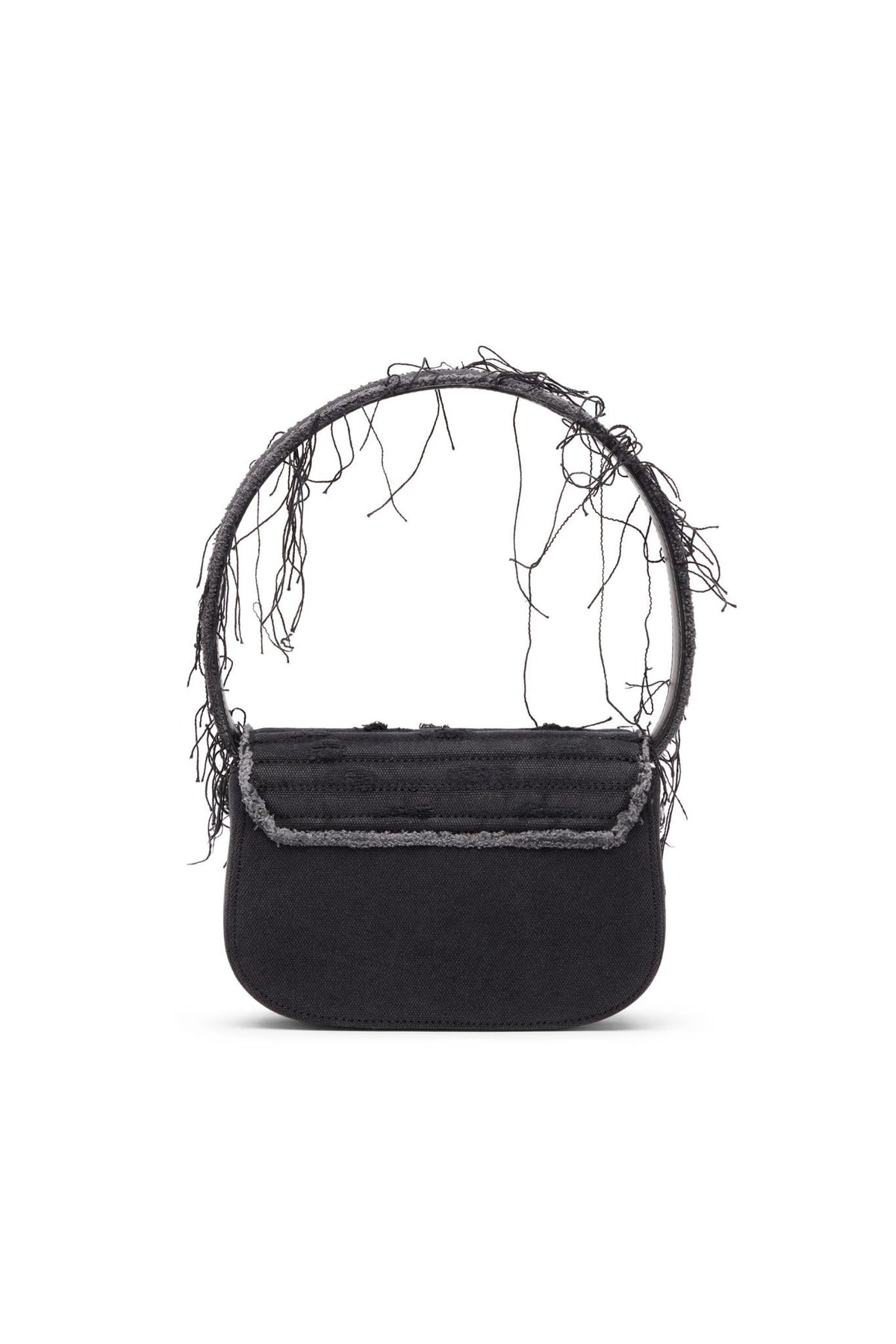 DIESEL Black Leather Shoulder Bag