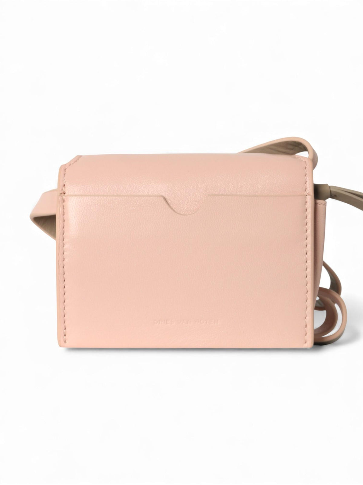 Dries Van Noten Strap Leather Card Case Rose Unisex Wallet Ac 242 012104 190 303