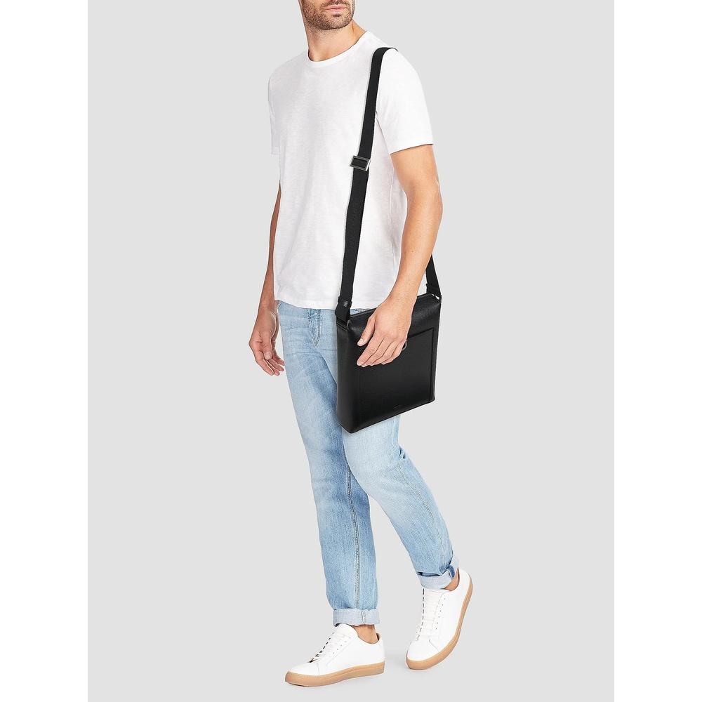 Ferragamo Gancini Leather Crossbody Bag for Men