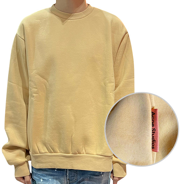 Acne Studios Pink Logo Label Relaxed Fit Sweatshirt Unisex