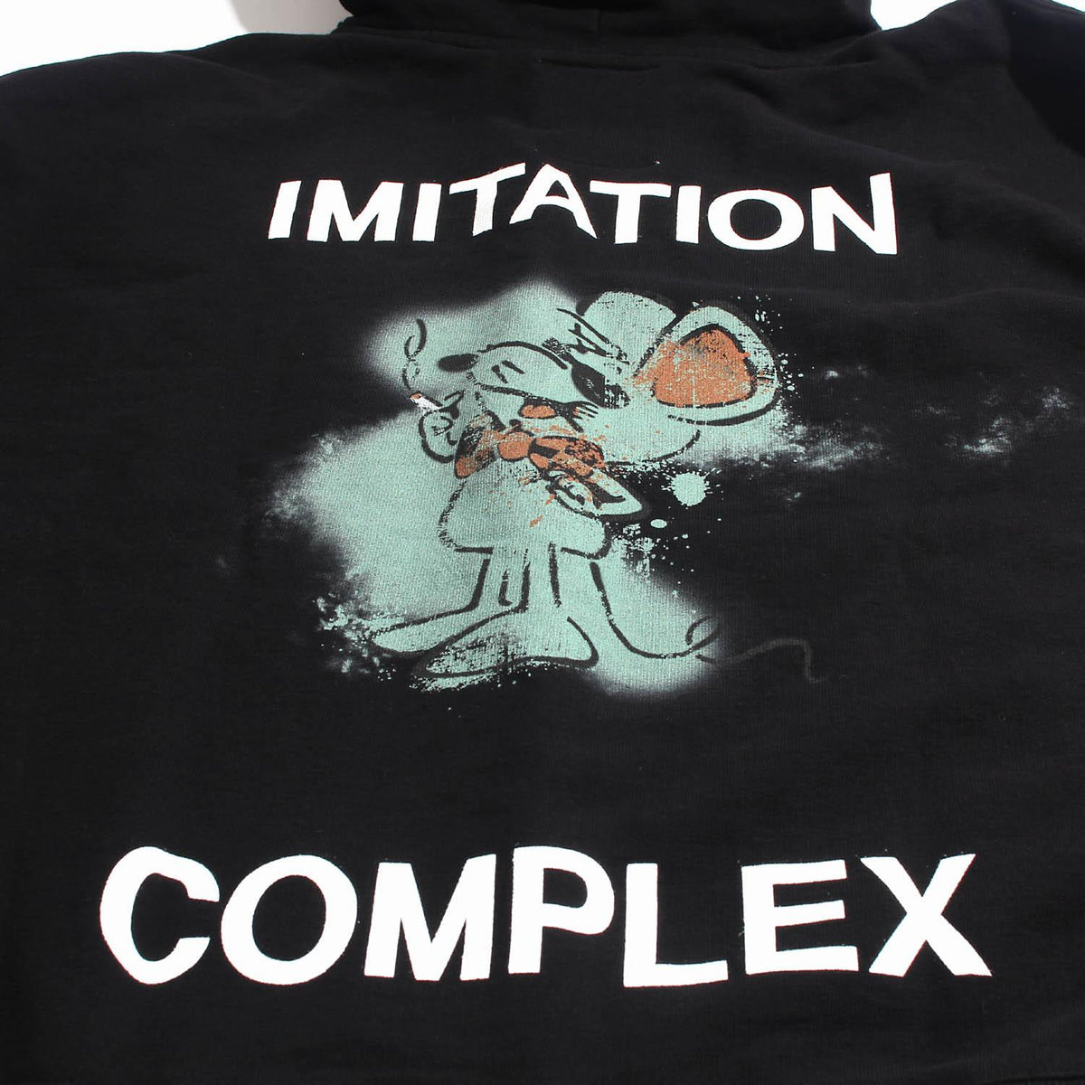 Maison Mihara Yasuhiro Black Word Balloon Hoodie Men's