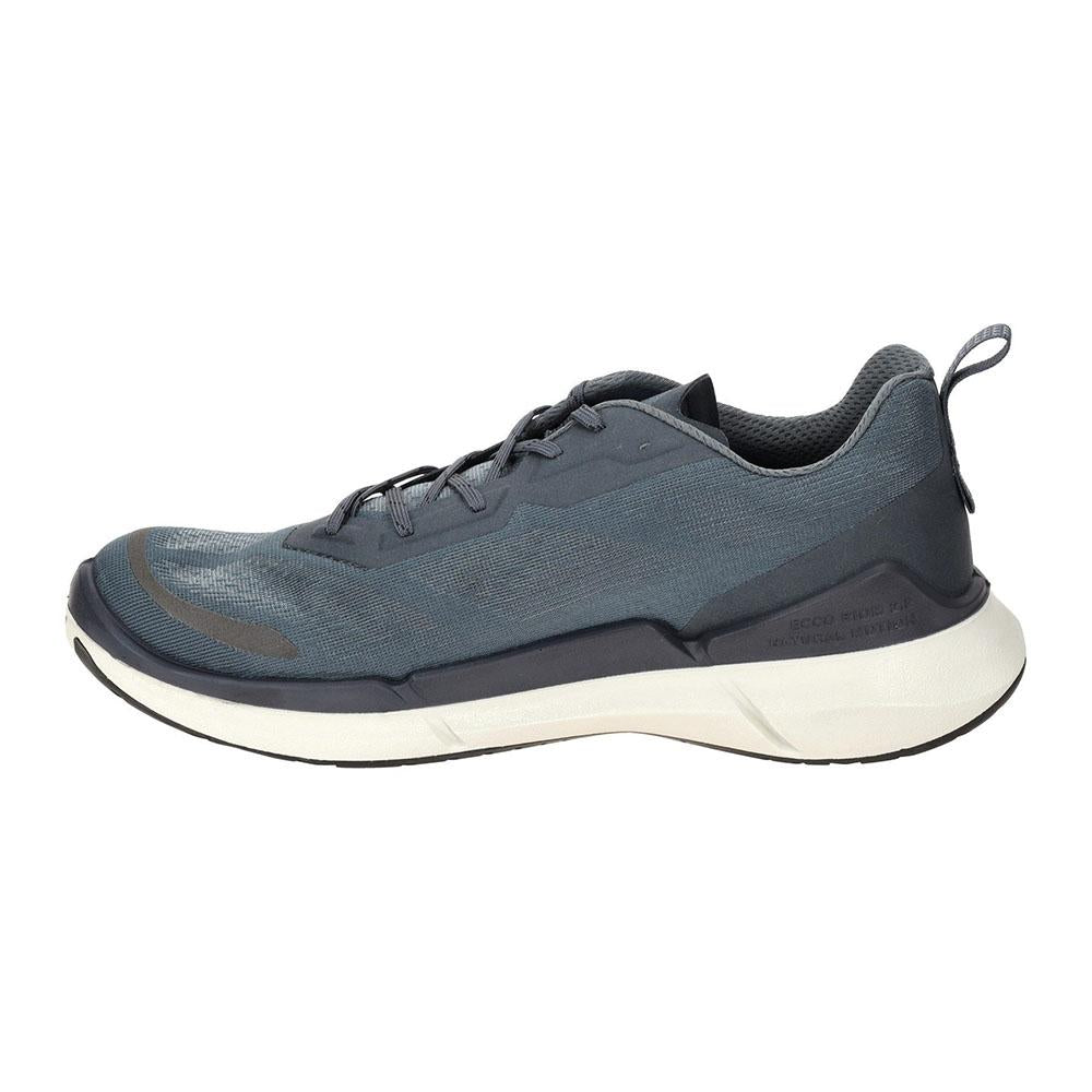 ecco BIOM 22 Blue Leather Low-Top Sneakers Men