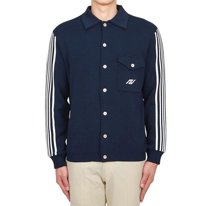 AUTRY Men’s Blue Knit Cardigan