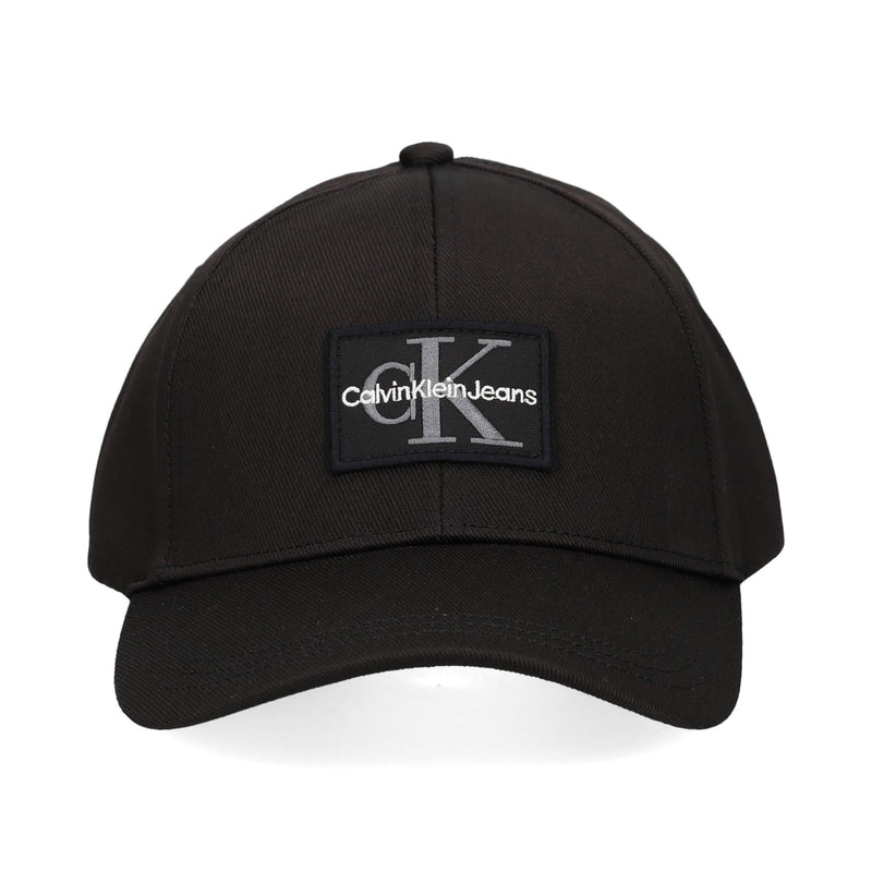 Calvin Klein Unisex Monogram Patch Black Baseball Cap