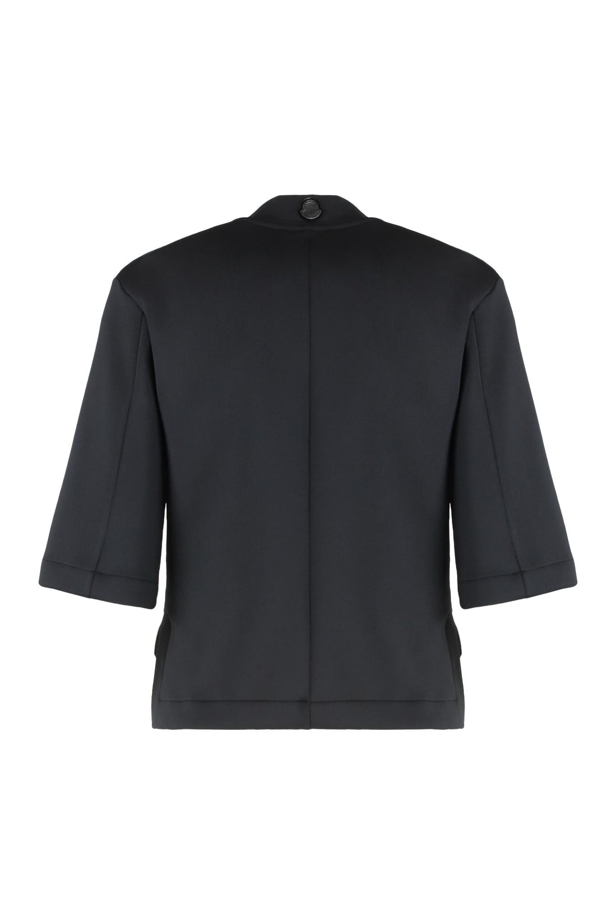 Moncler Black Short Sleeve Cotton T-Shirt