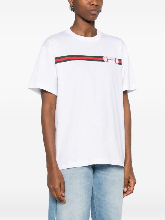 GUCCI White Short Sleeve T-Shirt 837959 XJHM59081