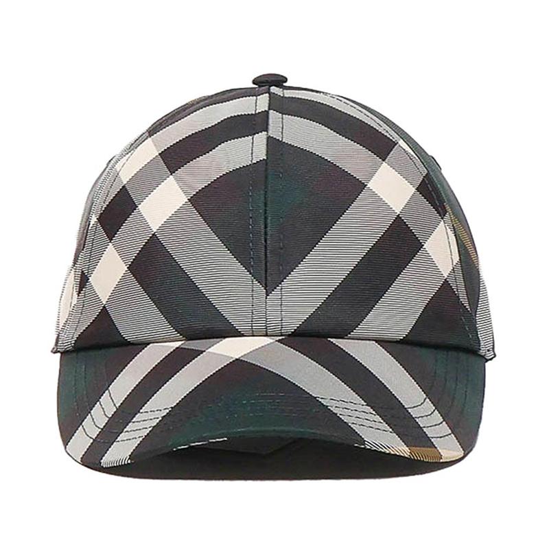 BURBERRY Vintage Check Cotton Baseball Cap