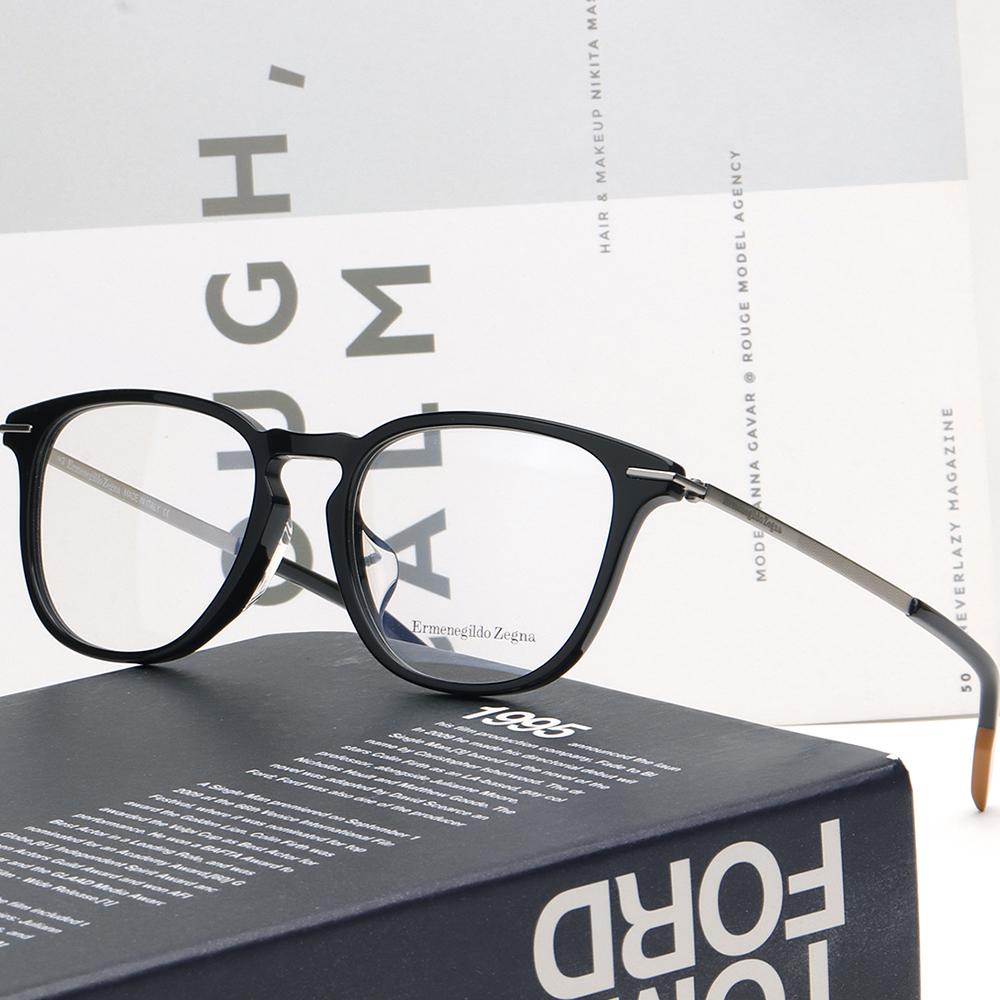Zegna Unisex Asian Fit Eyeglass Frames EZ5224 D 005