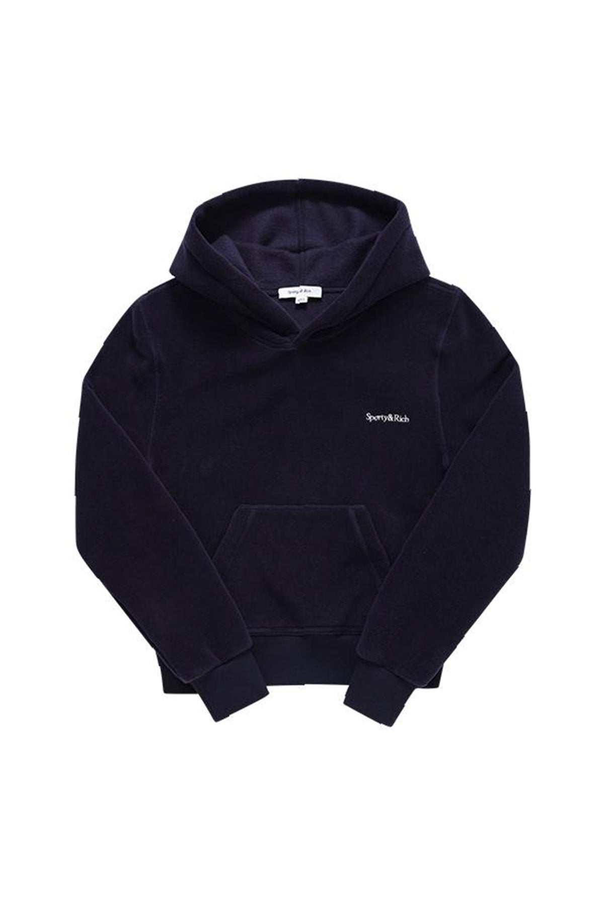 SPORTY&RICH Navy/White Women's Hooded Sweatshirt HO741NA NAVY WHITE